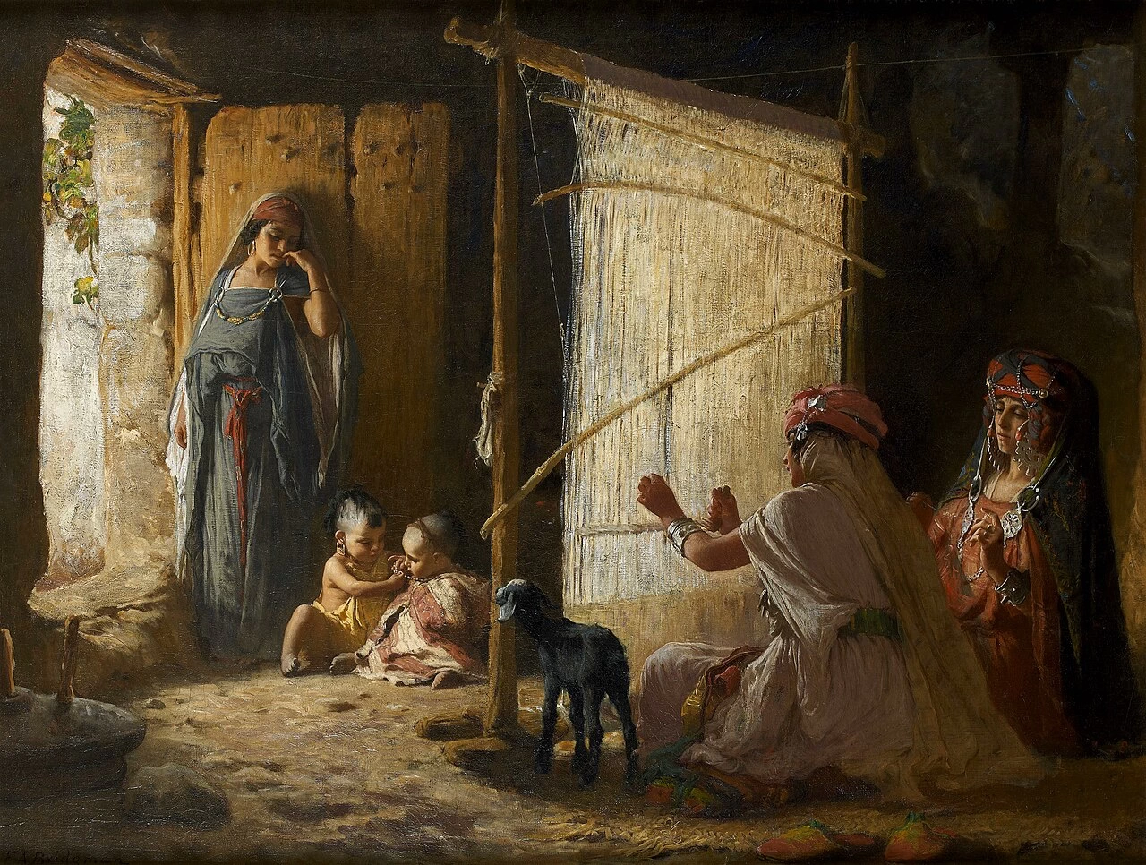 Le donne di Biskra tessono il Burnoose